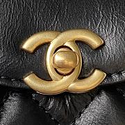 Chanel Nano Kelly Bag Black 12.5x8x4cm - 4