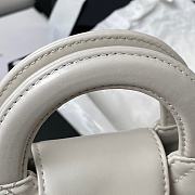 Chanel Nano Kelly Bag White 12.5x8x4cm - 6