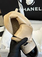 Chanel Beige Leather Adventure Boots - 2