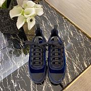 Chanel Quilted Navy Blue Sport Trail Sneakers Runners Trainers - 3