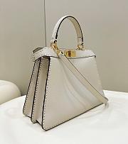 Fendi Medium Peekaboo Iseeu Petite White 33x12x12cm - 4