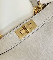 Fendi Medium Peekaboo Iseeu Petite White 33x12x12cm - 3