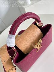 Louis Vuitton LV Capucines BB Arizona Red 27cm - 3