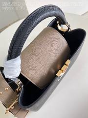 Louis Vuitton LV Capucines MM Grey Black 31.5cm - 4