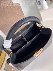 Louis Vuitton LV Capucines MM Grey Black 31.5cm - 2