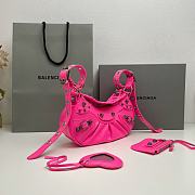 Balenciaga Le Cagole XS Shoulder Bag In Pink 26x16x10cm - 3