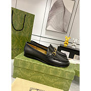 Gucci 1955 Horsebit Leather Loafers Black - 4