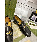 Gucci 1955 Horsebit Leather Loafers Black - 3