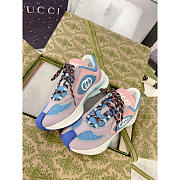 Gucci Run Sneakers Lilac Suede - 2