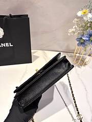 Chanel 23k WOC Black Caviar 19x12cm - 3