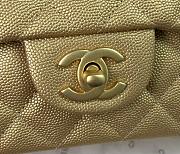 Chanel Top Handle Gold Caviar 20x12x6cm - 5