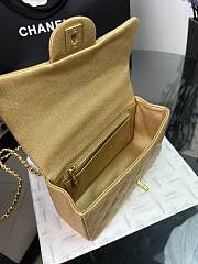 Chanel Top Handle Gold Caviar 20x12x6cm - 2