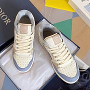 Dior B57 Mid-Top Sneaker Blue and Cream - 4