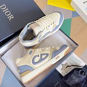 Dior B57 Mid-Top Sneaker Blue and Cream - 3