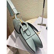 Dior Saddle Bag With Strap Placid Blue 25.5 x 20 x 6.5 cm - 4