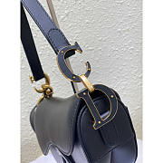 Dior Saddle Bag With Strap Black 25.5 x 20 x 6.5 cm - 5