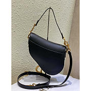 Dior Saddle Bag With Strap Black 25.5 x 20 x 6.5 cm - 4