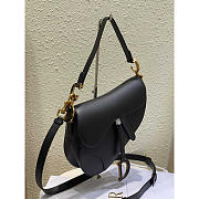 Dior Saddle Bag With Strap Black 25.5 x 20 x 6.5 cm - 3