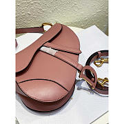 Dior Saddle Bag With Strap Pink 25.5 x 20 x 6.5 cm - 6