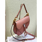 Dior Saddle Bag With Strap Pink 25.5 x 20 x 6.5 cm - 2