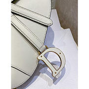 Dior Saddle Bag With Strap White 25.5 x 20 x 6.5 cm - 6