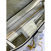 Dior Saddle Bag With Strap White 25.5 x 20 x 6.5 cm - 4