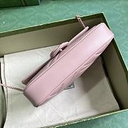 Gucci GG Marmont Mini Bag Pink 21x12x5cm - 4