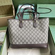 Gucci Ophidia GG Mini Tote Bag Brown 31x25x13cm - 5