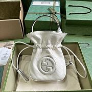 Gucci Blondie Mini Bucket Bag White 15x19x8cm - 1