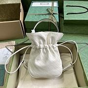 Gucci Blondie Mini Bucket Bag White 15x19x8cm - 3