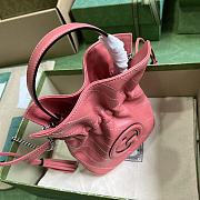 Gucci Blondie Mini Bucket Bag Pink 15x19x8cm - 4