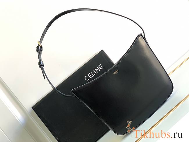 Celine Medium Croque Bag Black 23x15x5cm - 1