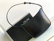 Celine Medium Croque Bag Black 23x15x5cm - 5