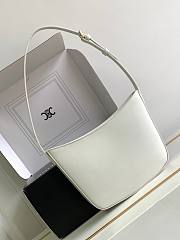 Celine Medium Croque Bag White 23x15x5cm - 3