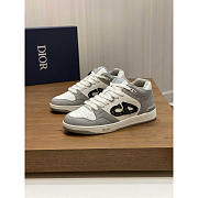 Dior B57 Mid-Top Sneaker Calfskin Grey - 3