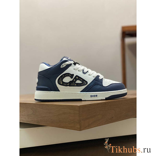 Dior B57 Mid-Top Sneaker Calfskin Navy Blue - 1