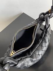 Bottega Veneta Small Bag Gemelli Black 24.5x7x19cm - 5