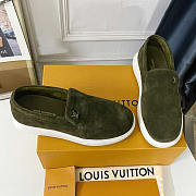 Louis Vuitton LV Pacific Suede Calf Leather Loafer Green - 4