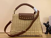 Louis Vuitton LV Capucines BB Natural Rattan 27 x 17 x 14 cm - 4