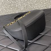 Valentino Garavani Guitar Rockstud Hobo Bag Black 29x23x11cm - 3