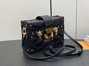 Louis Vuitton LV Petite Malle Black 20x12.5x6cm - 3