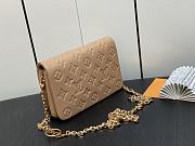 Louis Vuitton LV Pochette Coussin Camel H27 20 x 14 x 8 cm - 3