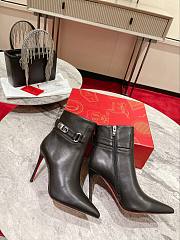 Christian Louboutin Lock So Kate Red Sole Boot 10cm - 2