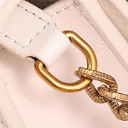 Dolce & Gabbana Devotion Bag In Smooth Calfskin In White 23cm - 2