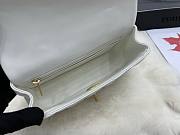 Chanel Small Top Handle Lambskin White Gold HW 20x12x6cm - 4