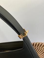 Burberry Leather TB Shoulder Bag Black 28x5x14cm - 4