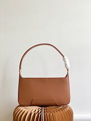 Burberry Leather TB Shoulder Bag Brown 28x5x14cm - 2