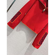 Louis Vuitton LV Ski Monogram Accent Cropped Pullover Red - 2