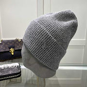 Louis Vuitton LV Cashmere Ahead Beanie Grey - 1