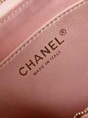 Chanel 23K Hobo Bag Lambskin Gold Metal Pink 23.5x13.5x5.3cm - 2